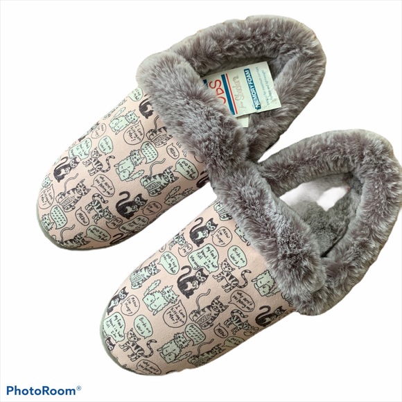 bob cat slippers